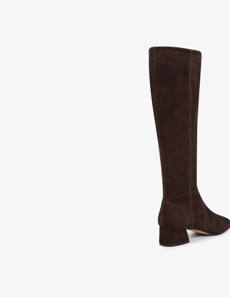 rinascente Flattered Stivali in camoscio con tacco largo Eden