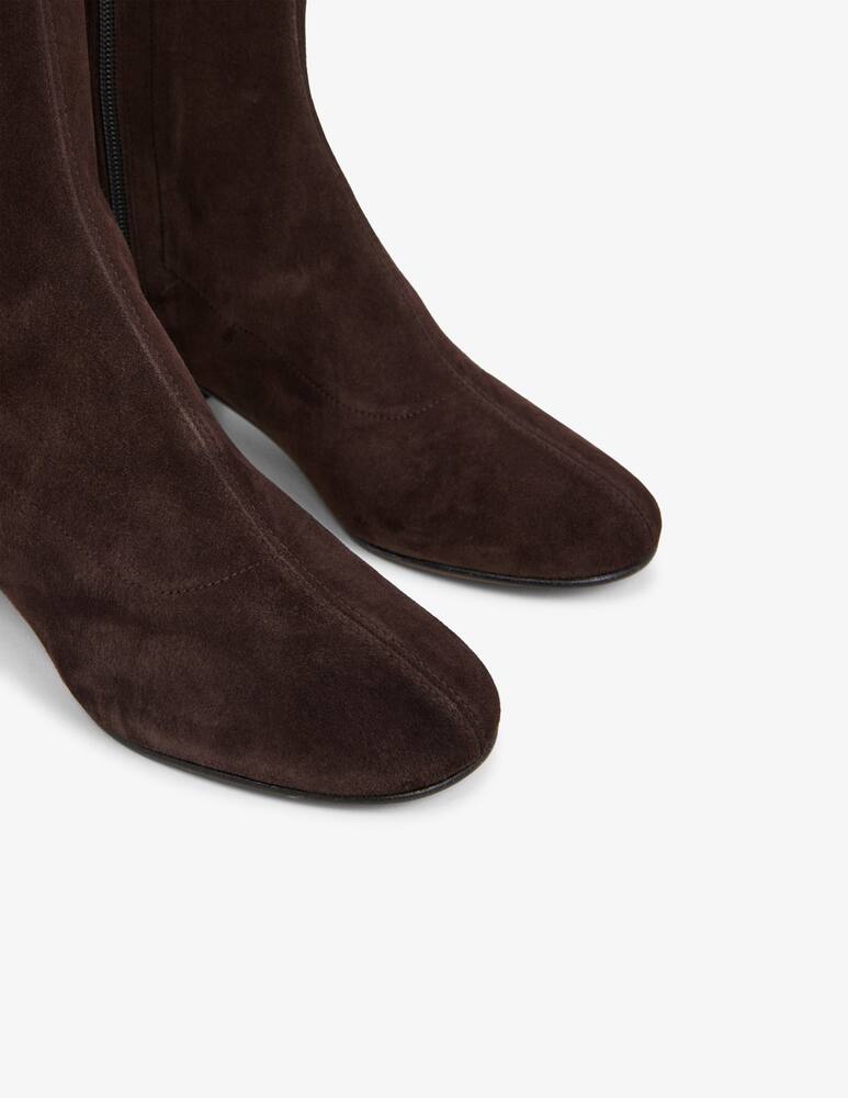 rinascente Flattered Stivali in camoscio con tacco largo Eden