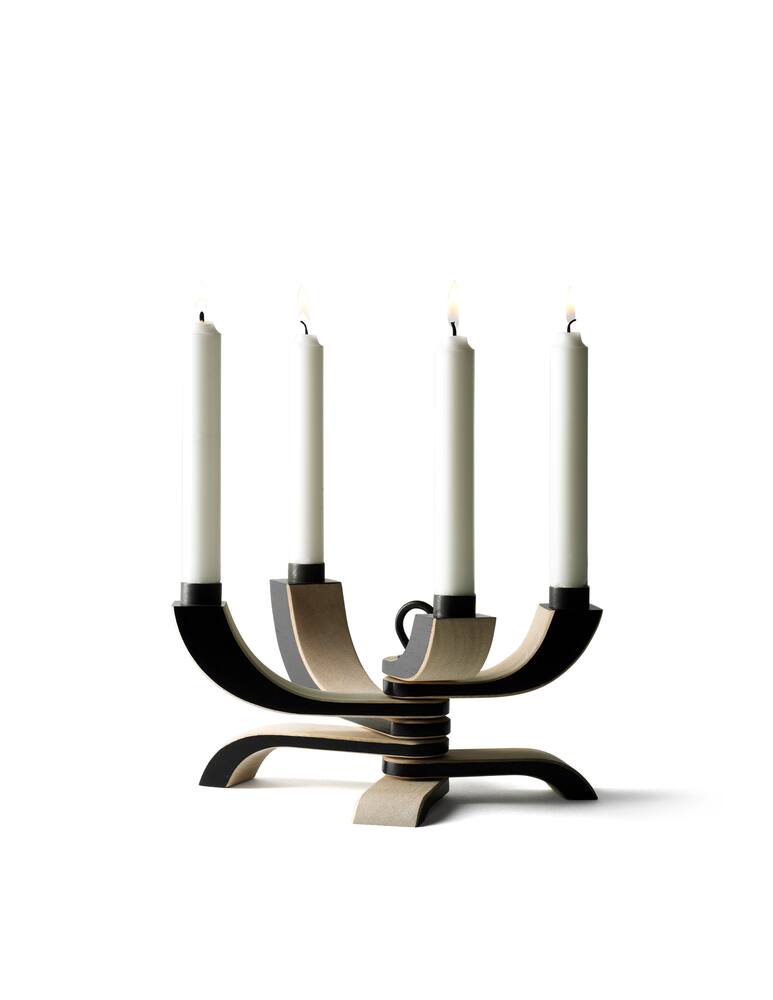 rinascente Design House Stockholm Nordic Light 4 arms candelabra - Bianco