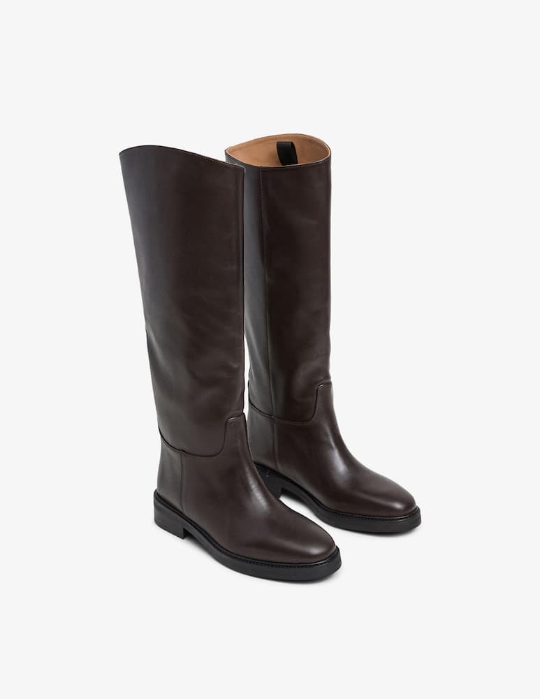 rinascente Flattered Florentine letaher riding boots
