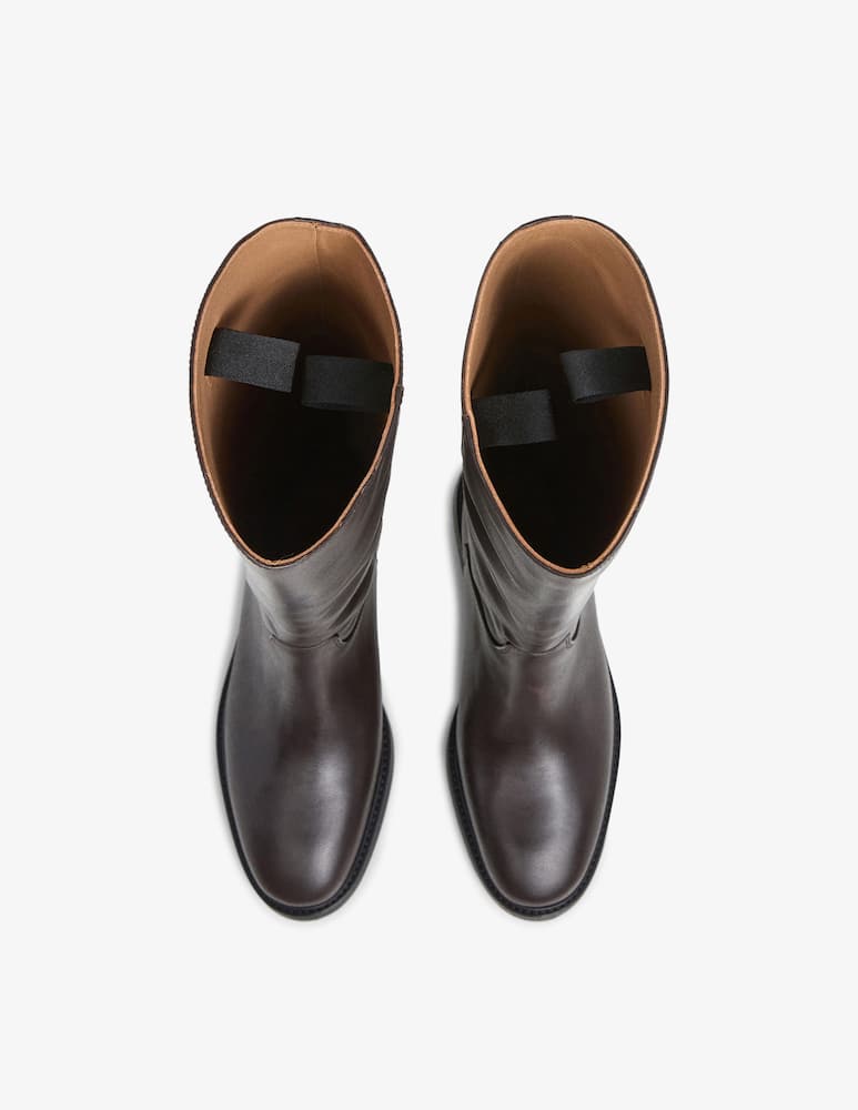 rinascente Flattered Florentine letaher riding boots