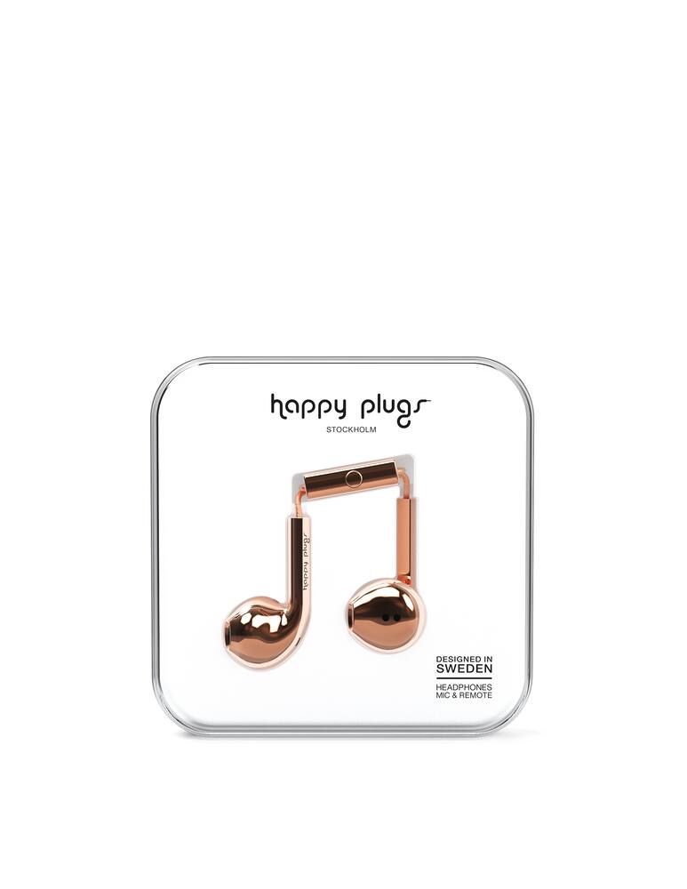rinascente Happy Plugs Auricolari Plus Rose Gold 