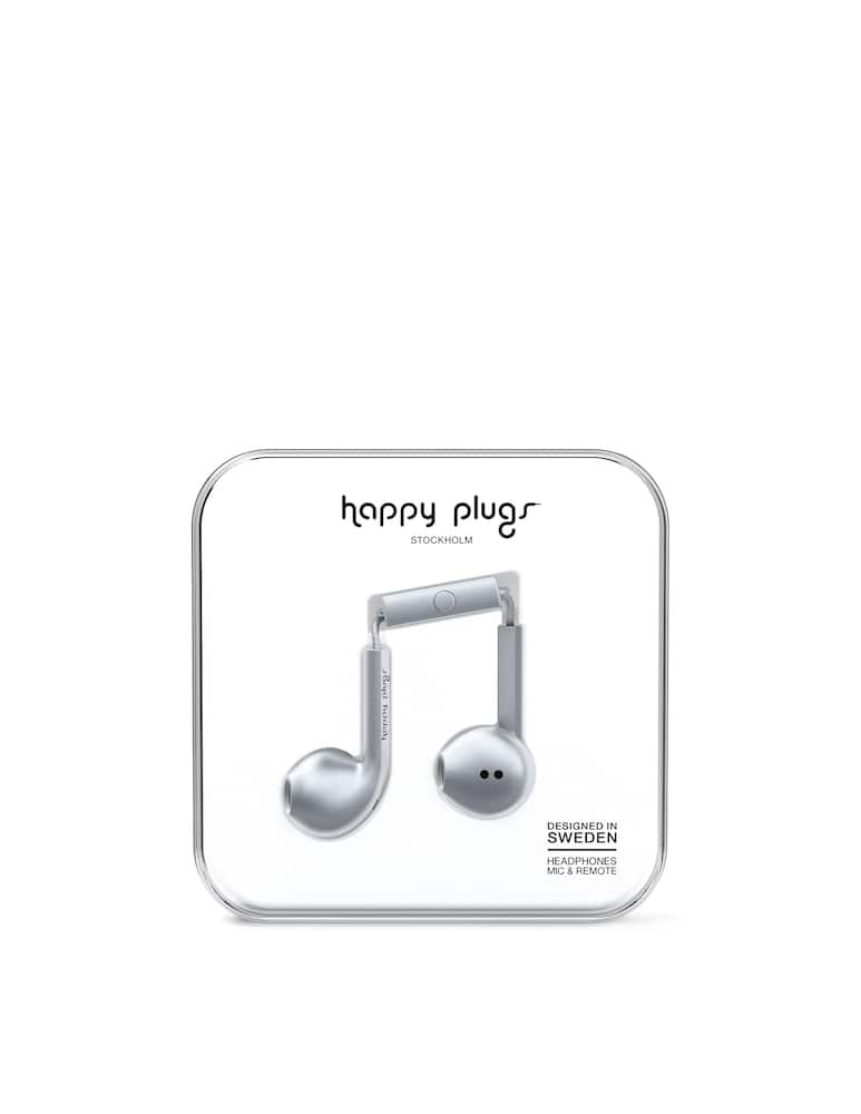 rinascente Happy Plugs Auricolari Plus Space Grey 