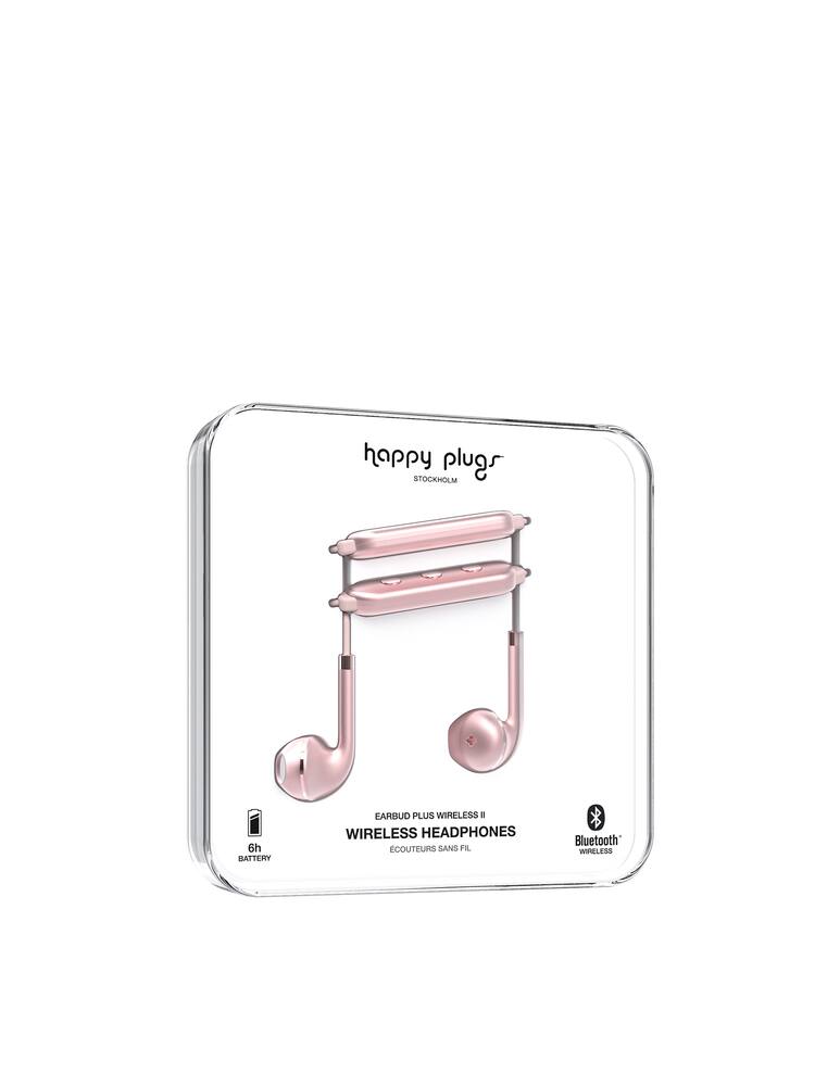 rinascente Happy Plugs Wireless II - Pink Gold headphones