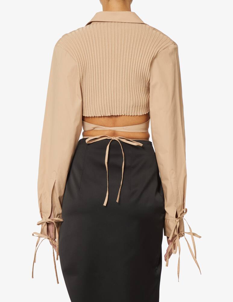 rinascente ANDREADAMO Criss Cross cotton cardigan