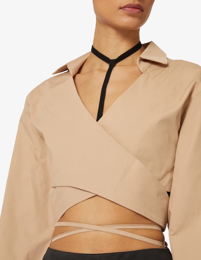rinascente ANDREADAMO Criss Cross cotton cardigan