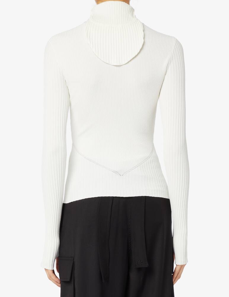 ANDREADAMO Ribbed knit hoodie - picture 3 ANDREADAMO Ribbed knit hoodie - picture 3