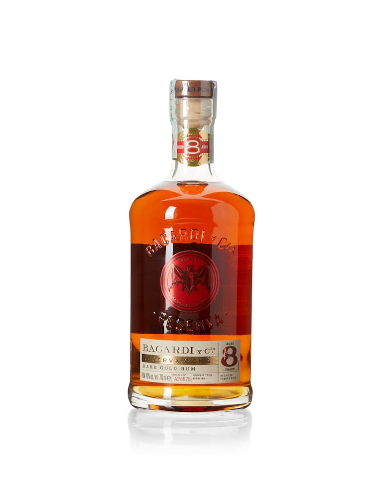 Bacardi Reserva Ocho Rare Gold Rum 70cl - immagine 1 Bacardi Reserva Ocho Rare Gold Rum 70cl - immagine 1