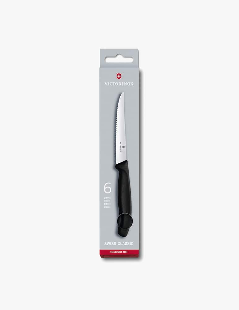 Victorinox Coltelli bistecca Swiss Classic set 6pz - immagine 2 Victorinox Coltelli bistecca Swiss Classic set 6pz - immagine 2