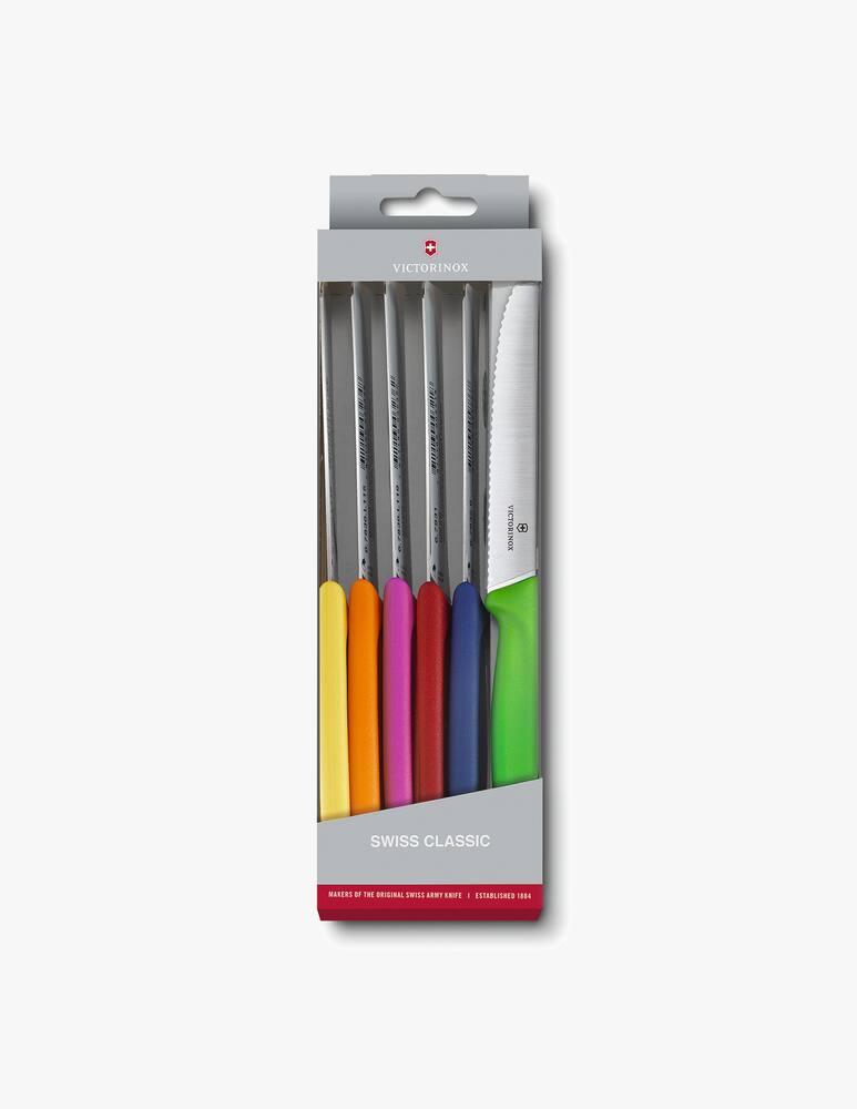 rinascente Victorinox Swiss Classic Coltelli tavola multicolor set 6pz