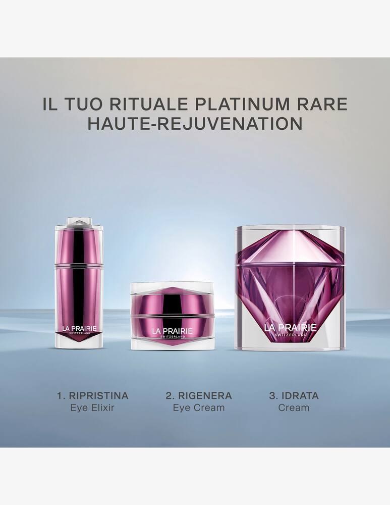 rinascente La Prairie Platinum Rare Haute-Rejuvenation Eye Cream crema occhi