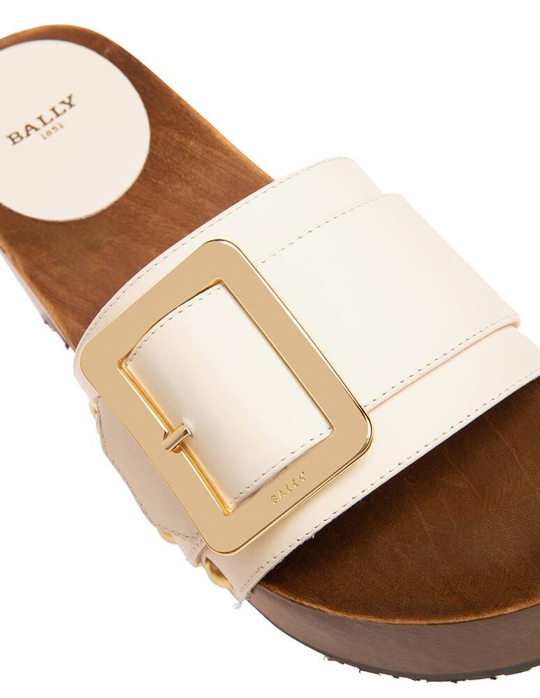 rinascente Bally Leather clogs