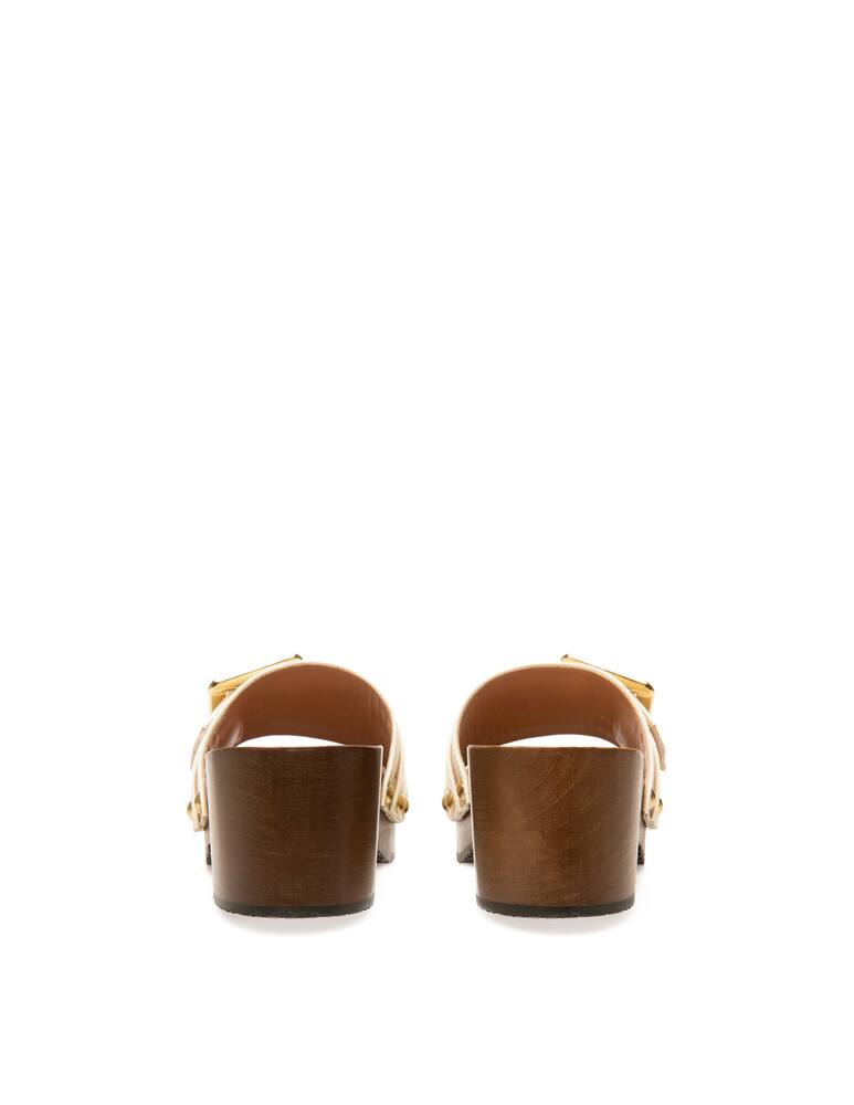 rinascente Bally Leather clogs