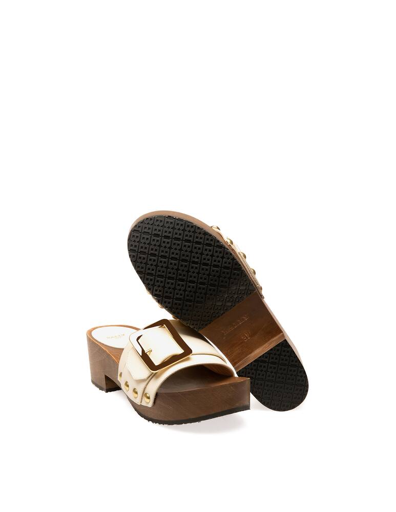 rinascente Bally Leather clogs