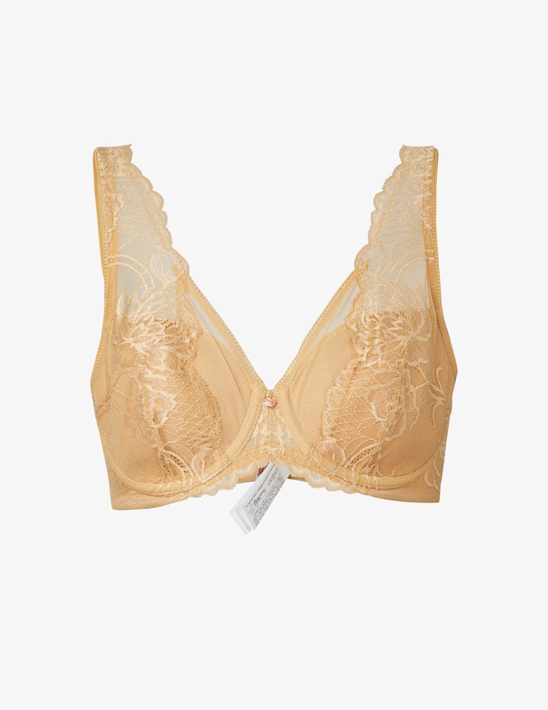 rinascente Triumph Wild Peony floral print - Gold