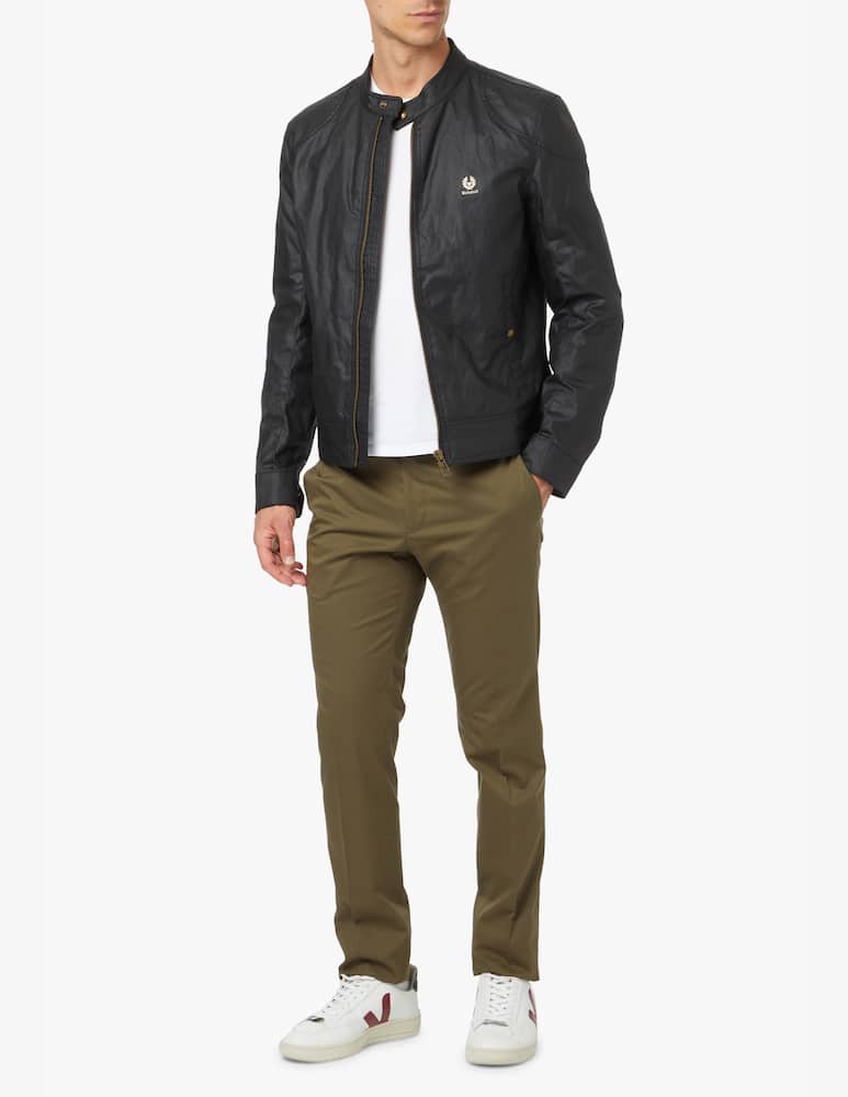 rinascente Belstaff Kelland jacket waxed cotton - black