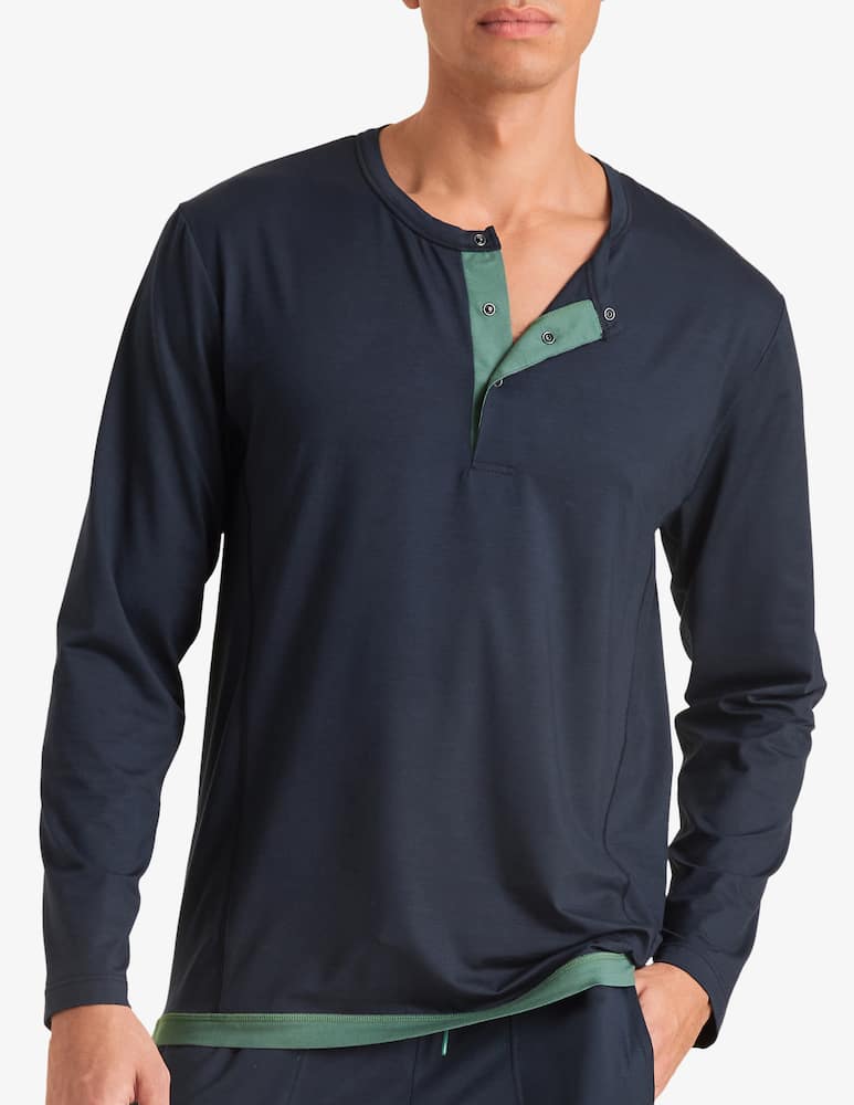 rinascente Calida Henley long-sleeve top