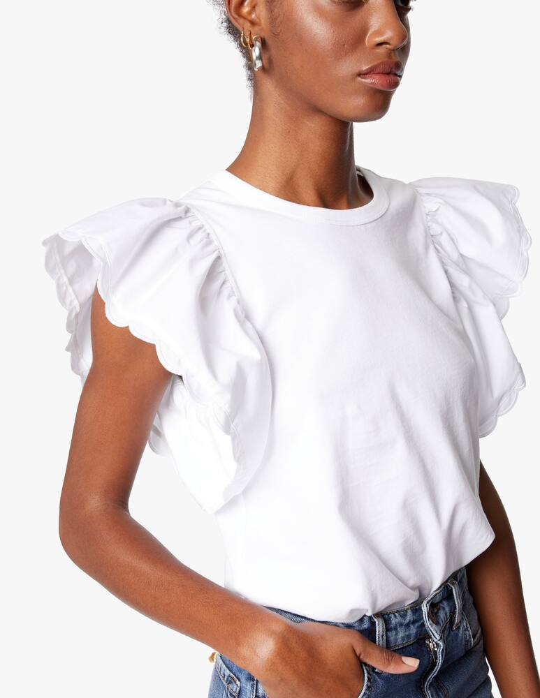 rinascente See By Chloé Top a maniche corte girocollo in cotone 