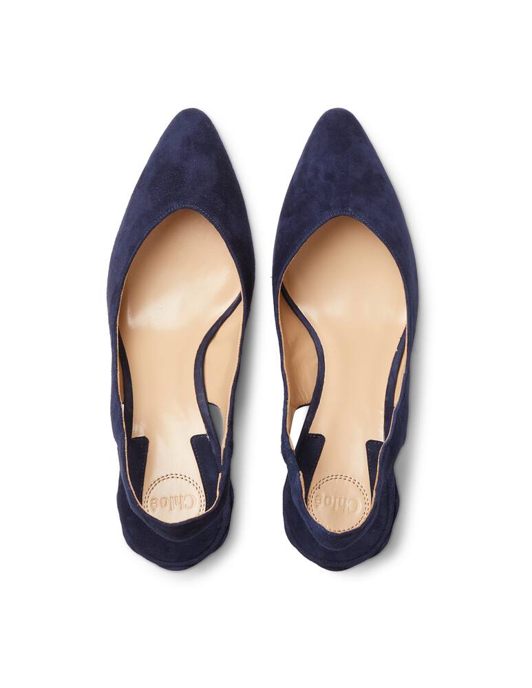 rinascente Chloé Decolleté sling-back in pelle