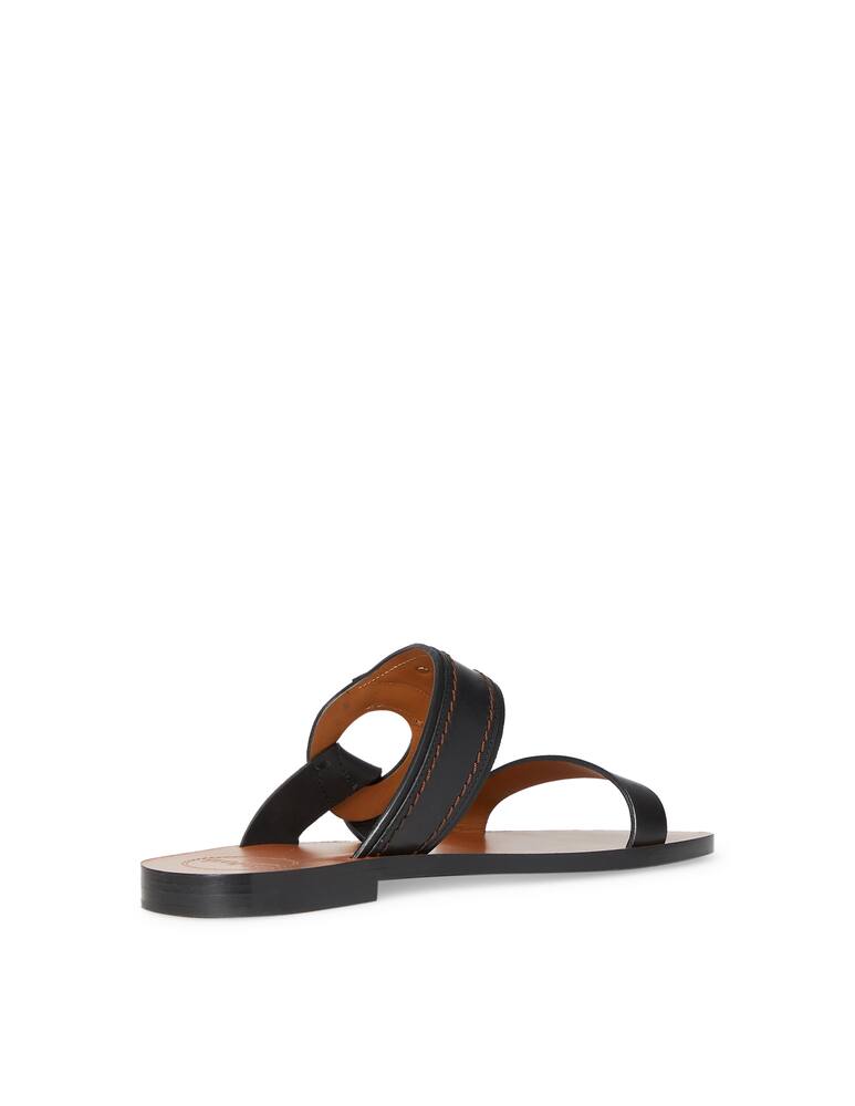 rinascente Chloé Leather flat sandals
