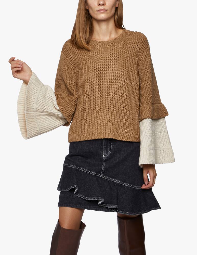 rinascente See By Chloé Contrasting-ruff jumper