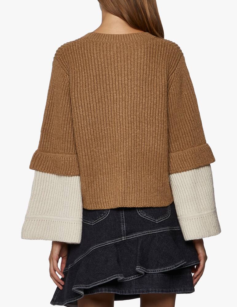 rinascente See By Chloé Contrasting-ruff jumper