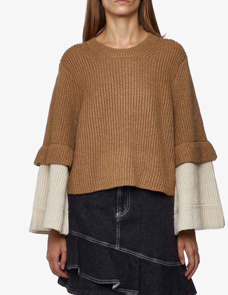 rinascente See By Chloé Contrasting-ruff jumper