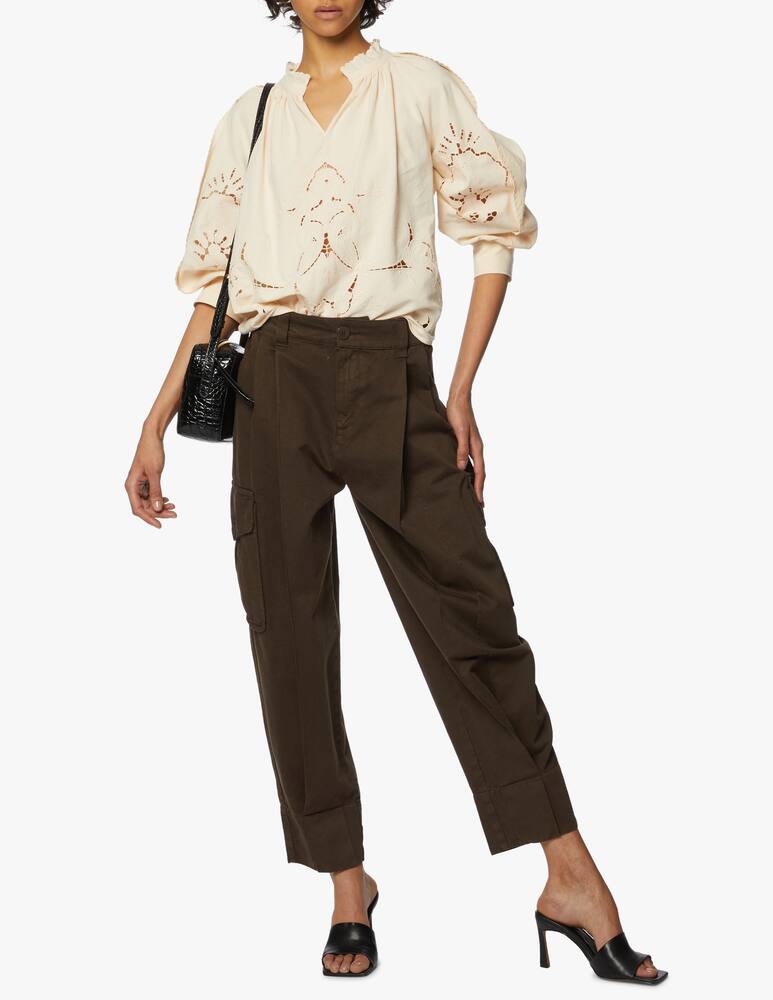 See By Chloé Blusa scollo a V in sangallo - immagine 2