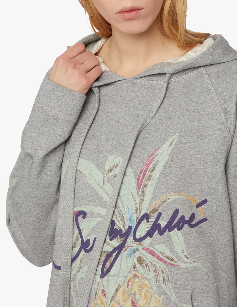 rinascente See By Chloé Graphic print hoodie