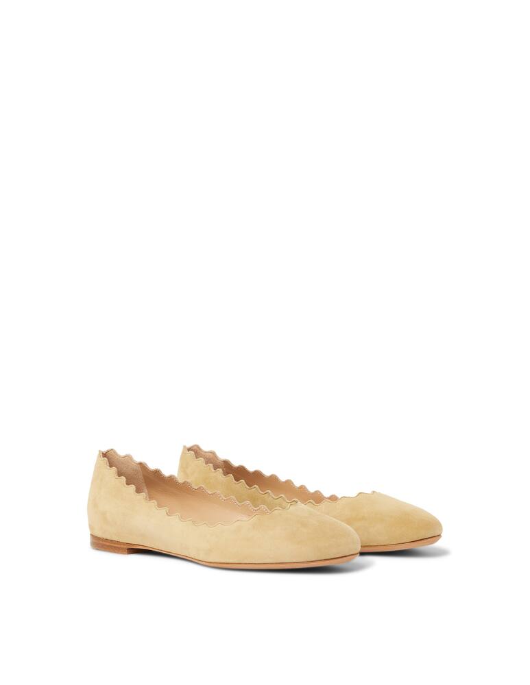 rinascente Chloé Ballerine Lauren in suede