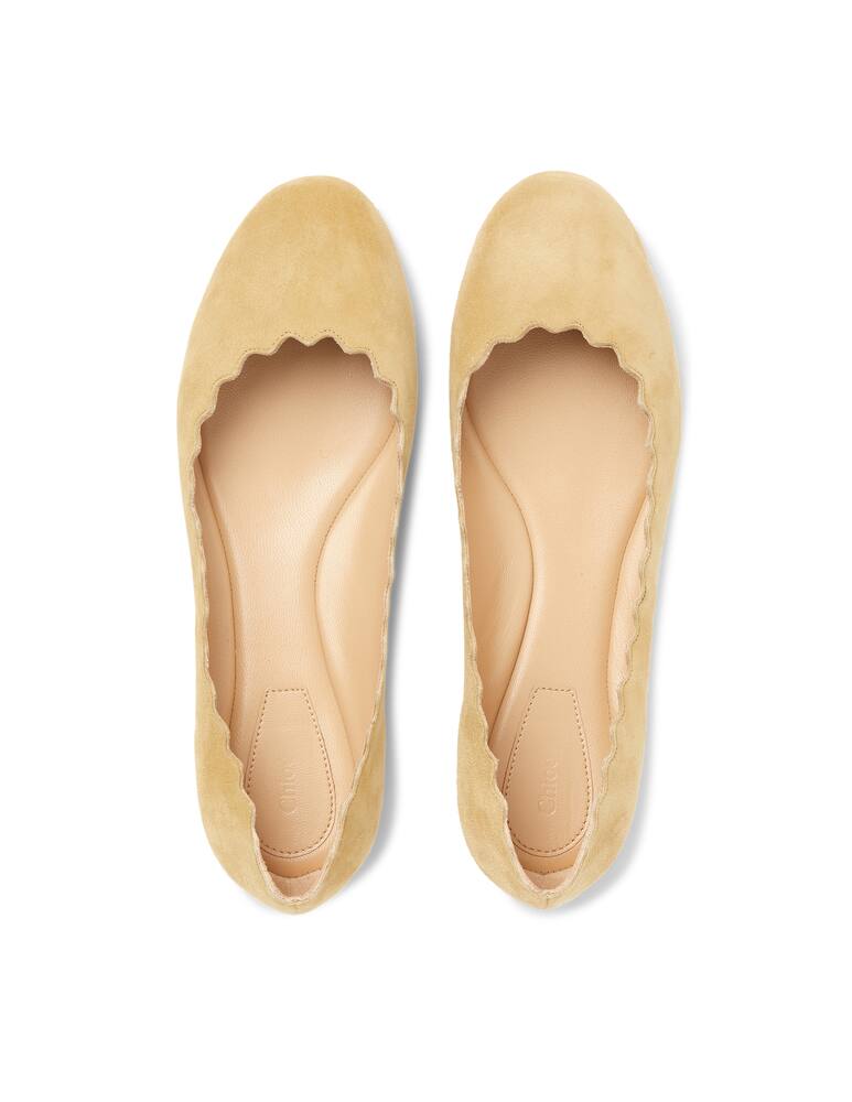 rinascente Chloé Ballerine Lauren in suede