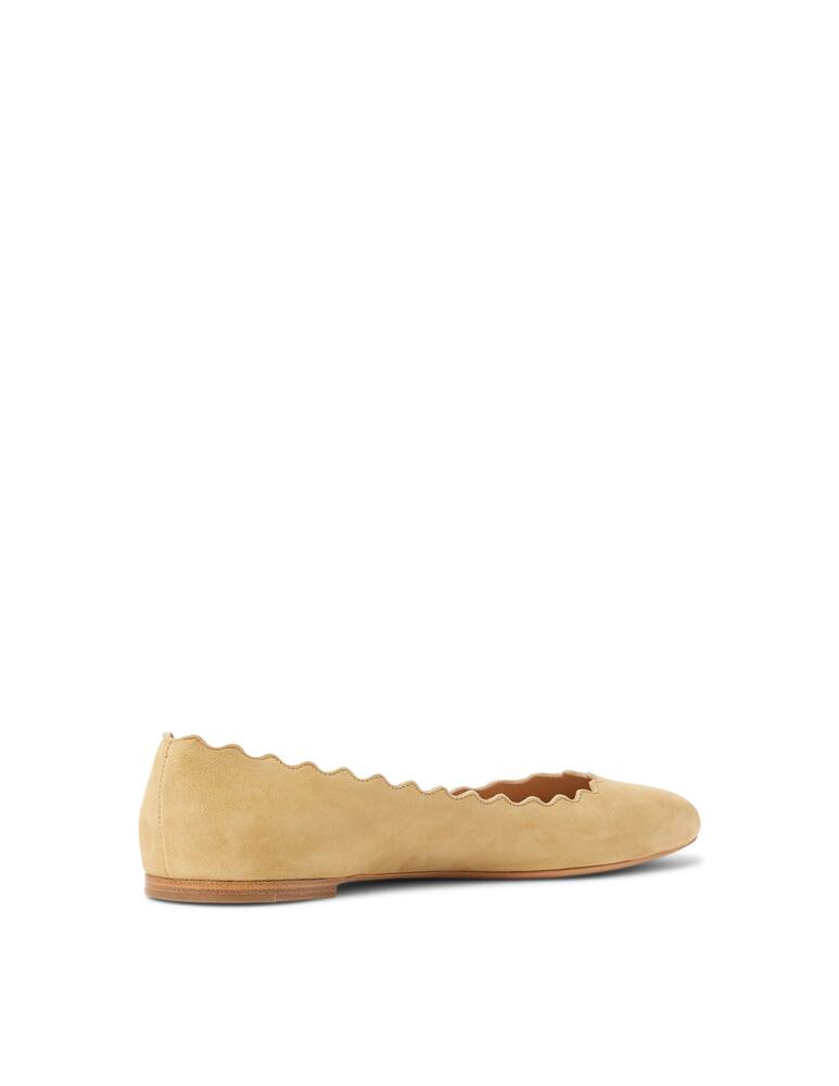 rinascente Chloé Ballerine Lauren in suede