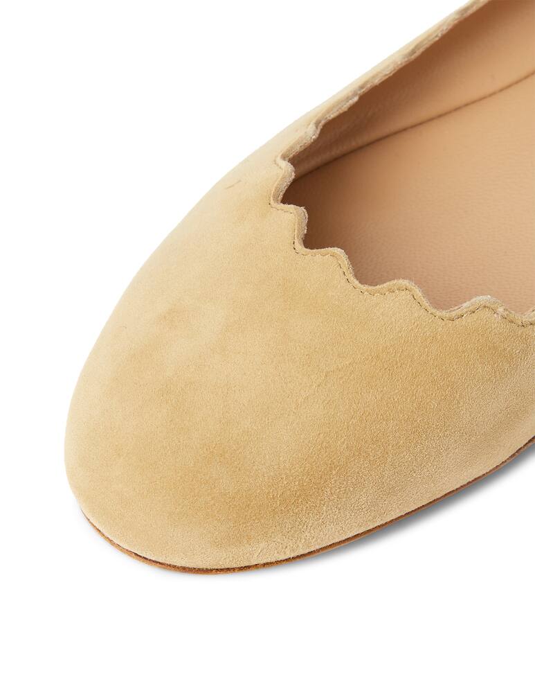 rinascente Chloé Ballerine Lauren in suede