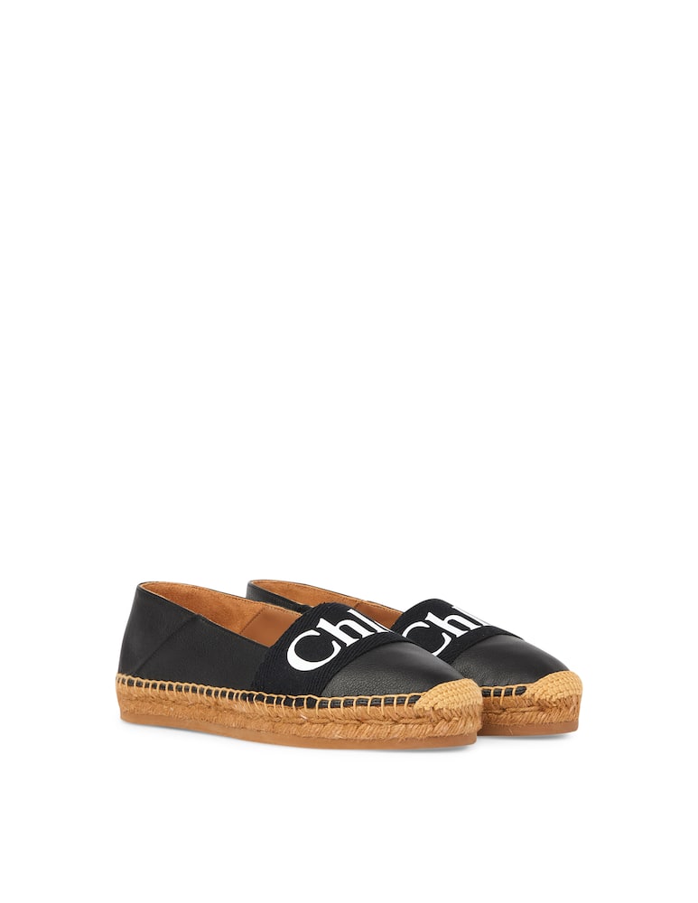 rinascente Chloé Espadrillas with logo - black