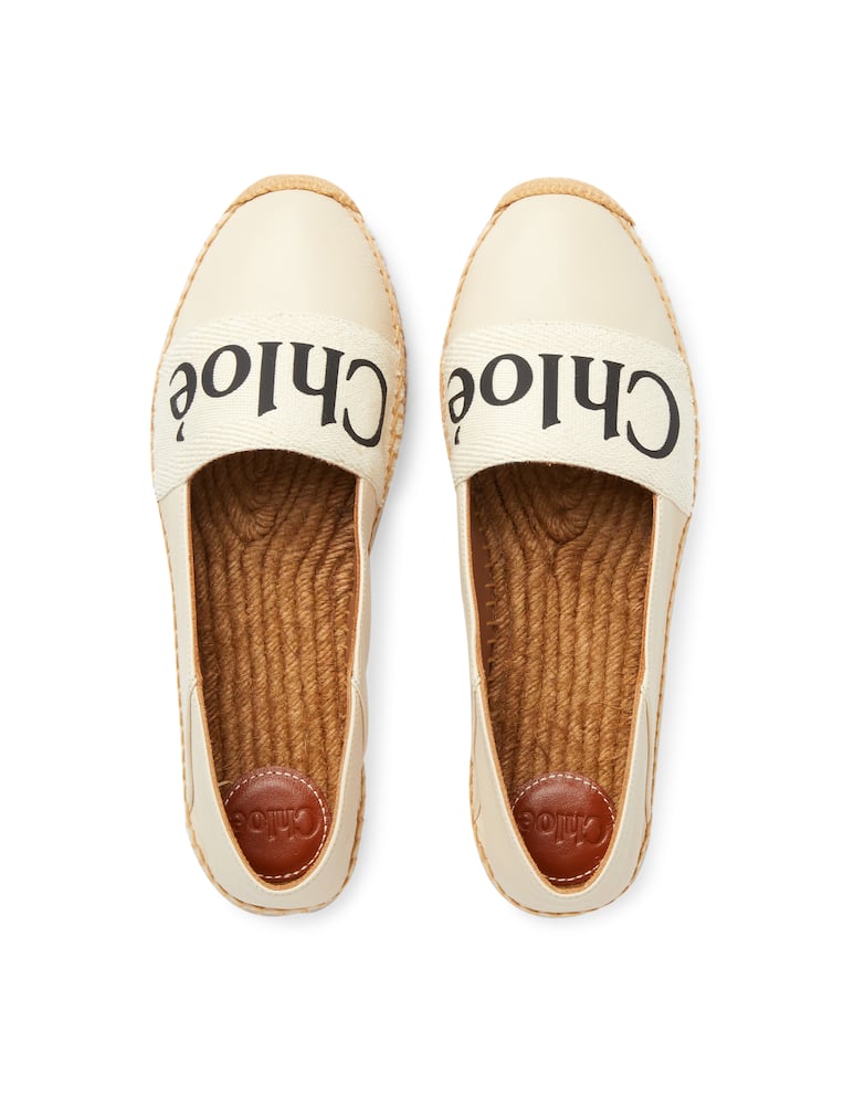 rinascente Chloé Espadrillas with logo - white