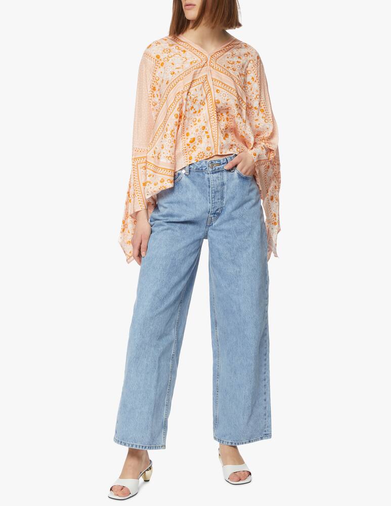 rinascente See By Chloé Blusa caftano con bandana in seta