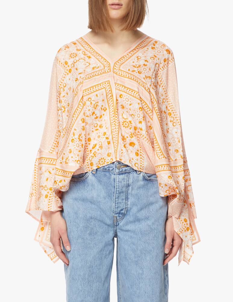 rinascente See By Chloé Blusa caftano con bandana in seta