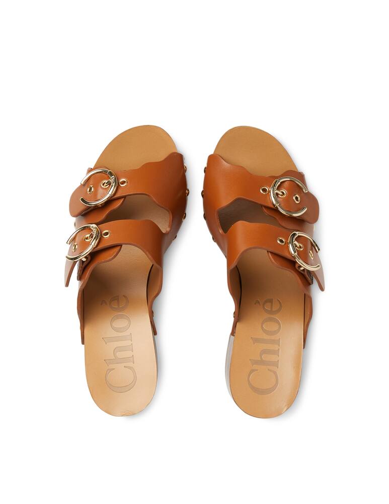 rinascente Chloé Double band sandals with buckle