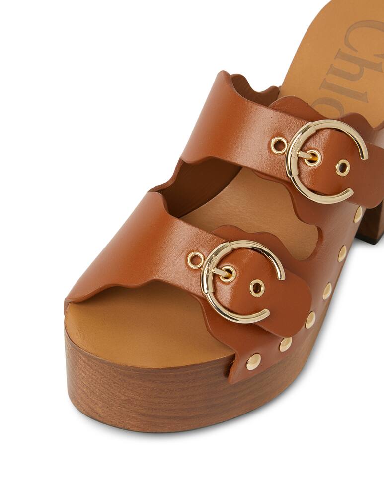 rinascente Chloé Double band sandals with buckle