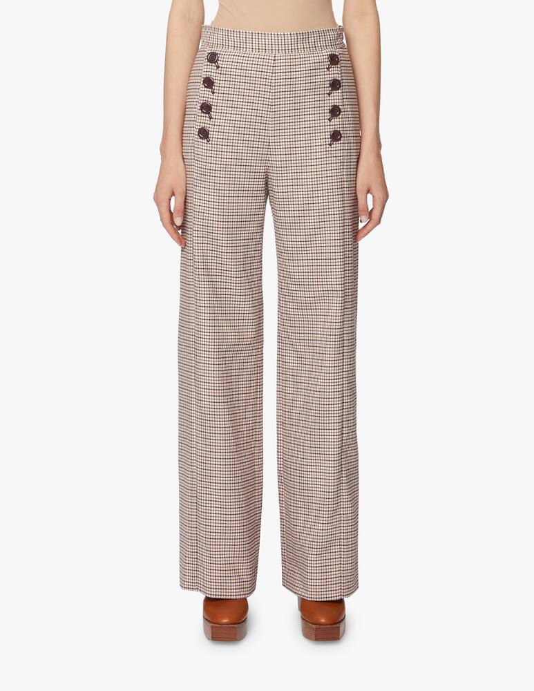 rinascente See By Chloé Mid rise palazzo trousers