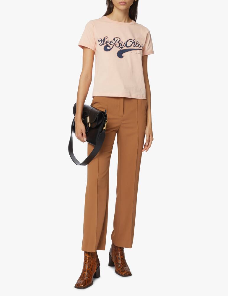 rinascente See By Chloé Logo cotton t-shirt