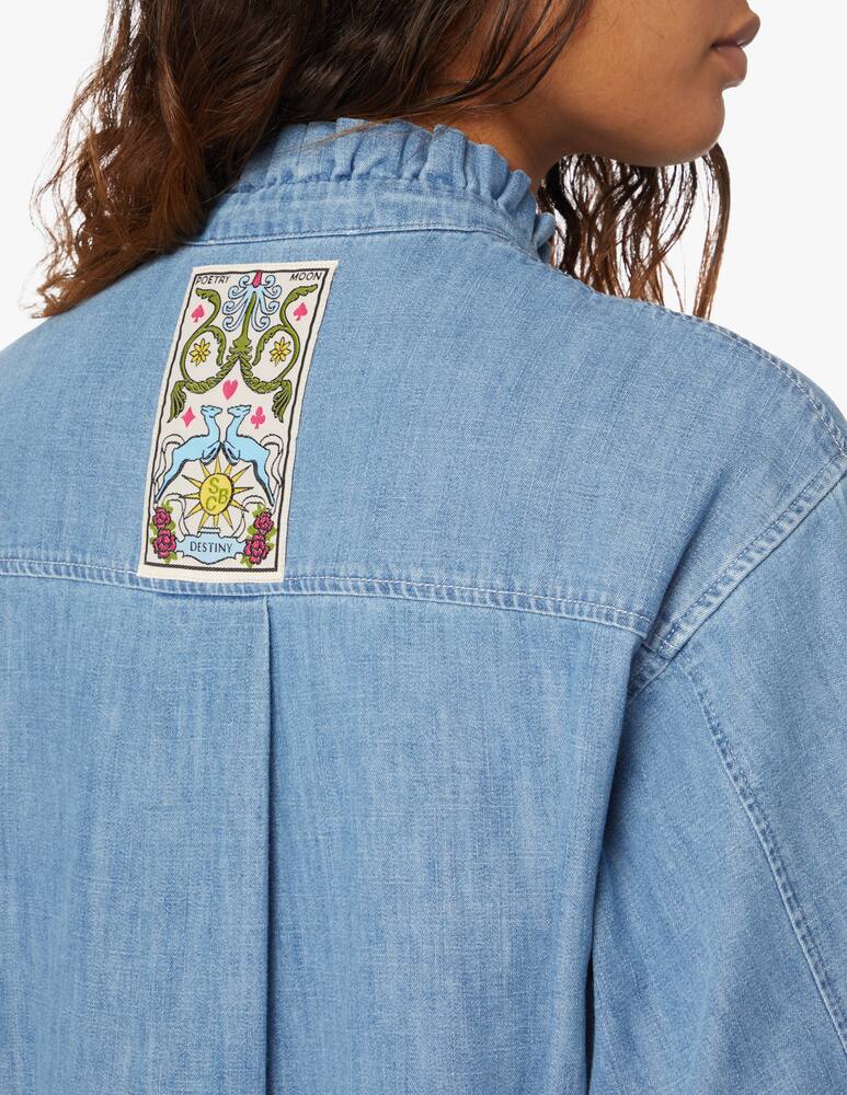 rinascente See By Chloé Vestito chemisier a manica lunga in denim - blu