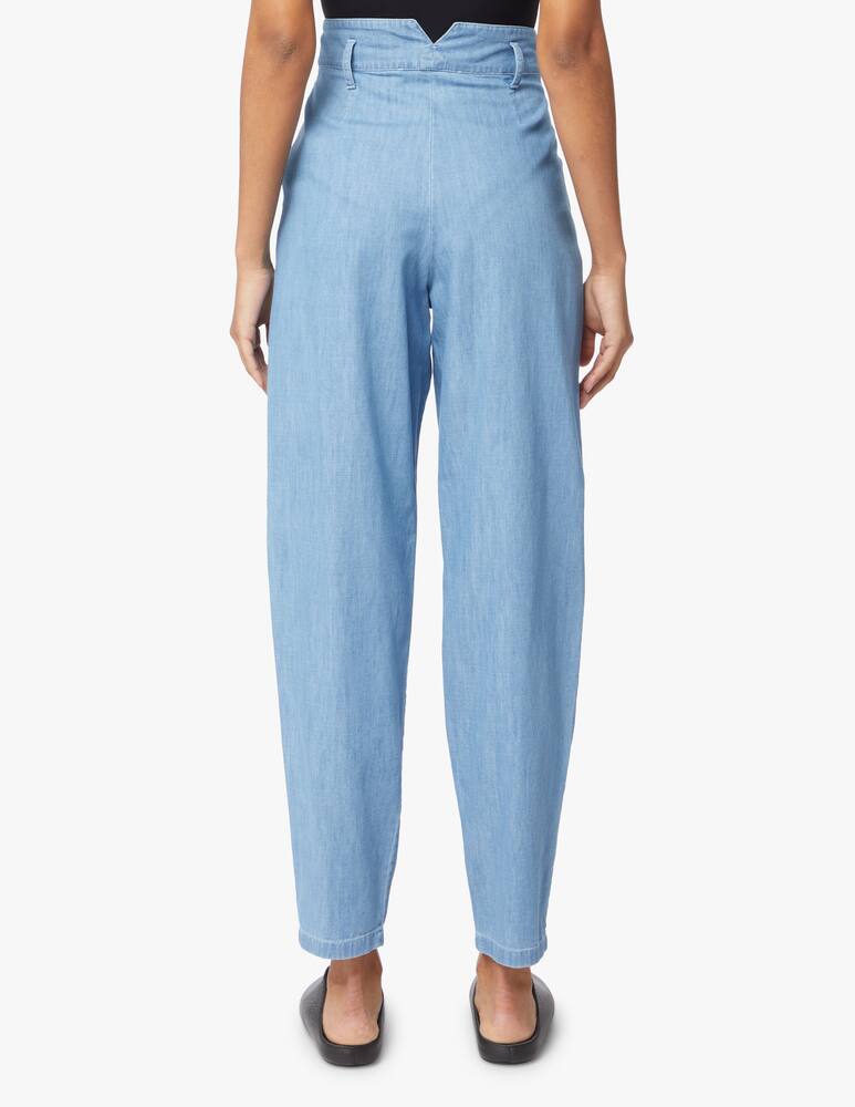 rinascente See By Chloé High rise denim carrot trousers - blue