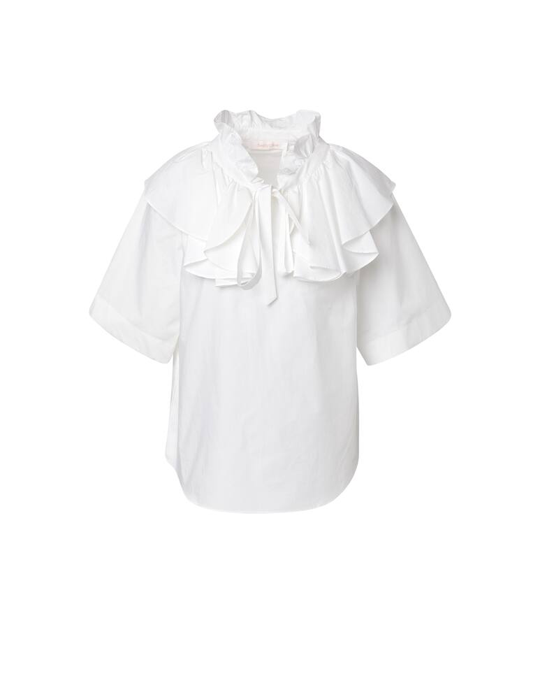 rinascente See By Chloé Blusa a manica 3/4 e voile - bianco