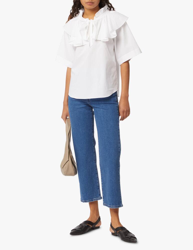 rinascente See By Chloé Blusa a manica 3/4 e voile - bianco