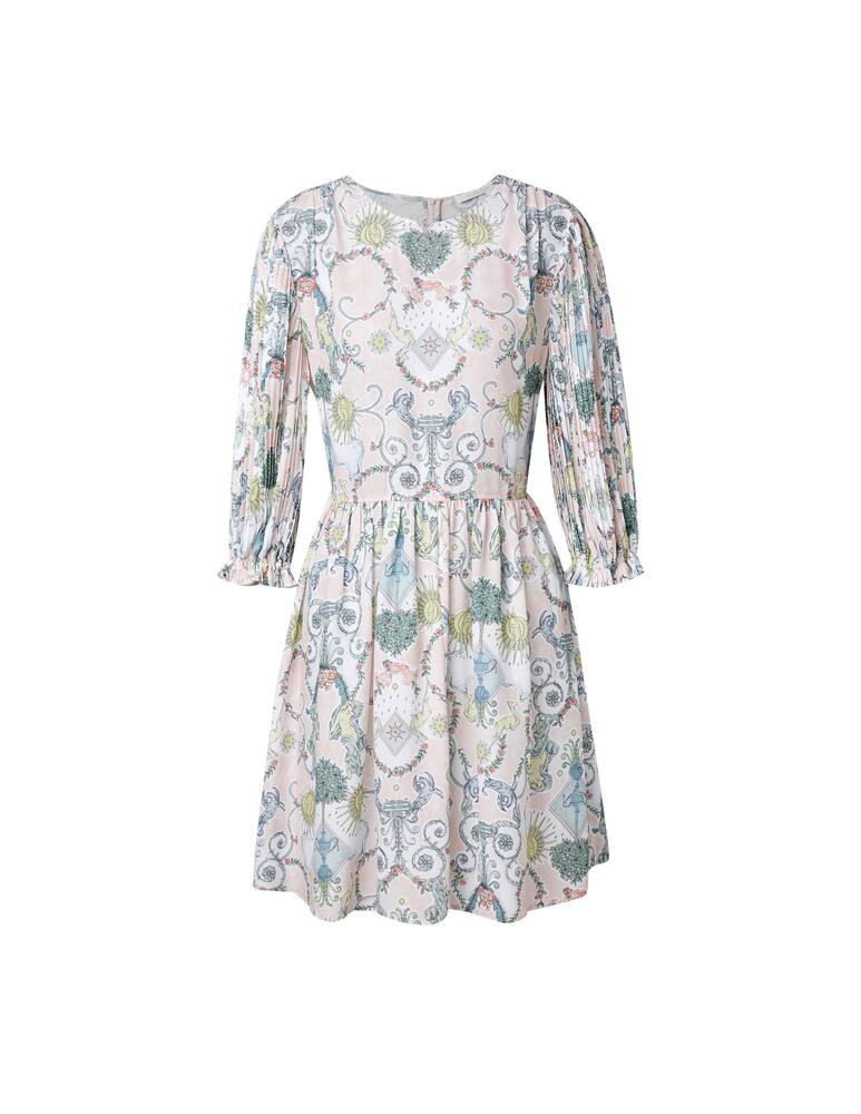 rinascente See By Chloé Long sleeved crewneck mini dress - multi