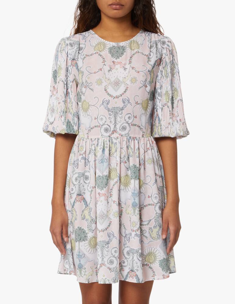 rinascente See By Chloé Long sleeved crewneck mini dress - multi