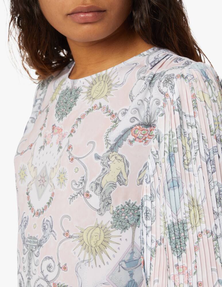 rinascente See By Chloé Long sleeved crewneck mini dress - multi