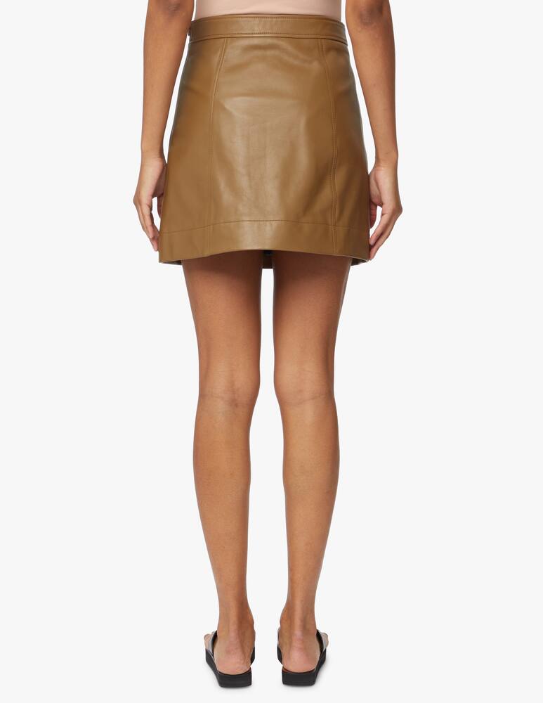 rinascente See By Chloé Minigonna con taschino in pelle sintetica - marrone