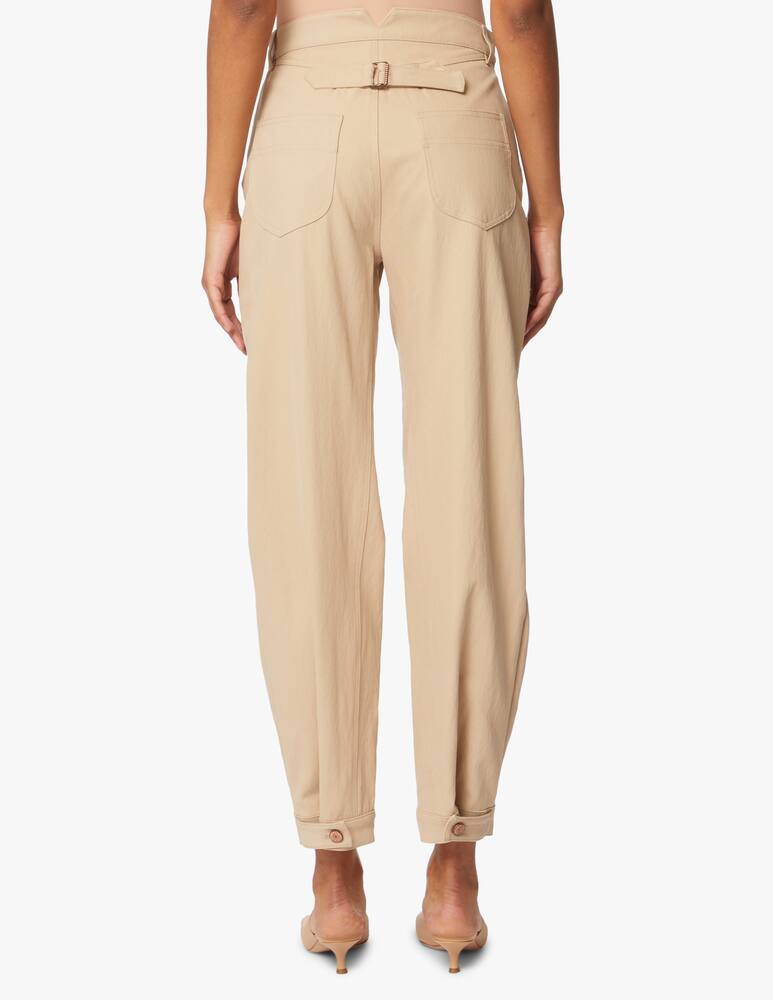 rinascente See By Chloé Pantalone a carota e vita alta - beige